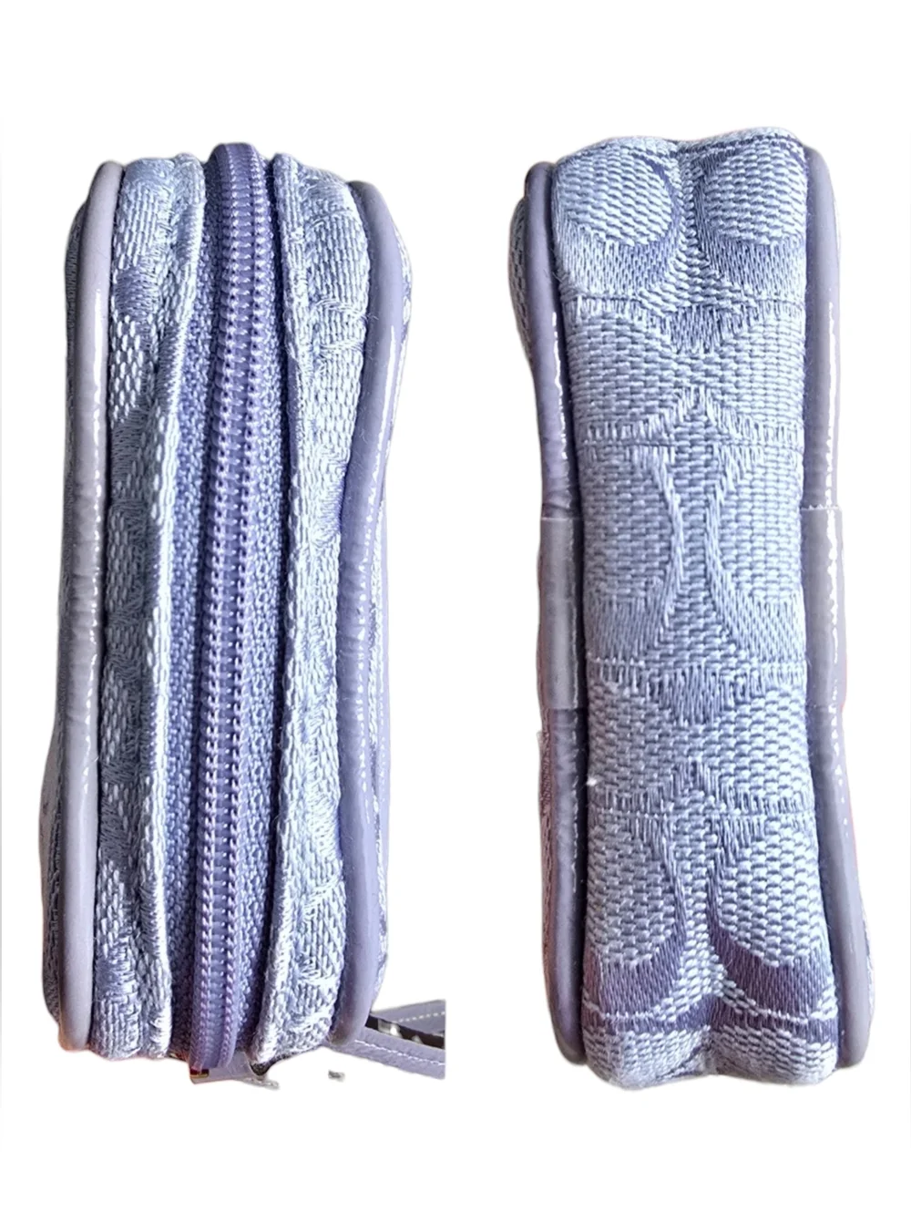 NWOT Coach Y2K Signature Lilac Digital Camera Wristlet Pouch - Picture 7 of 8